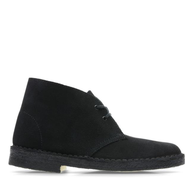 Women\'s Clarks Desert Boot Ankle Boots Black | CLK740WEY