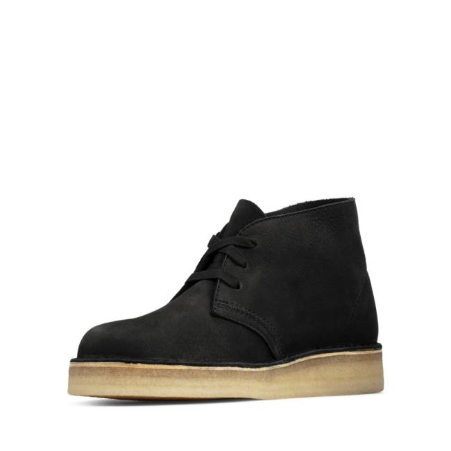 Women's Clarks Desert Coal Ankle Boots Black | CLK069KEG