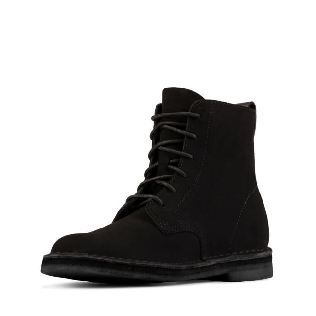 Women's Clarks Desert Mali Ankle Boots Black | CLK012ZTA