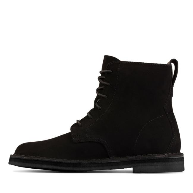 Women's Clarks Desert Mali Ankle Boots Black | CLK012ZTA