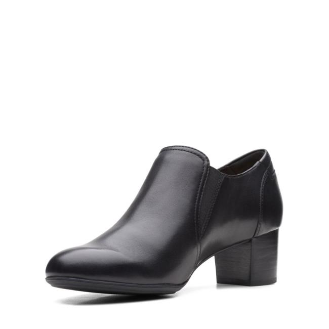 Women's Clarks Linnae Way Black Shoes Black | CLK807TAM