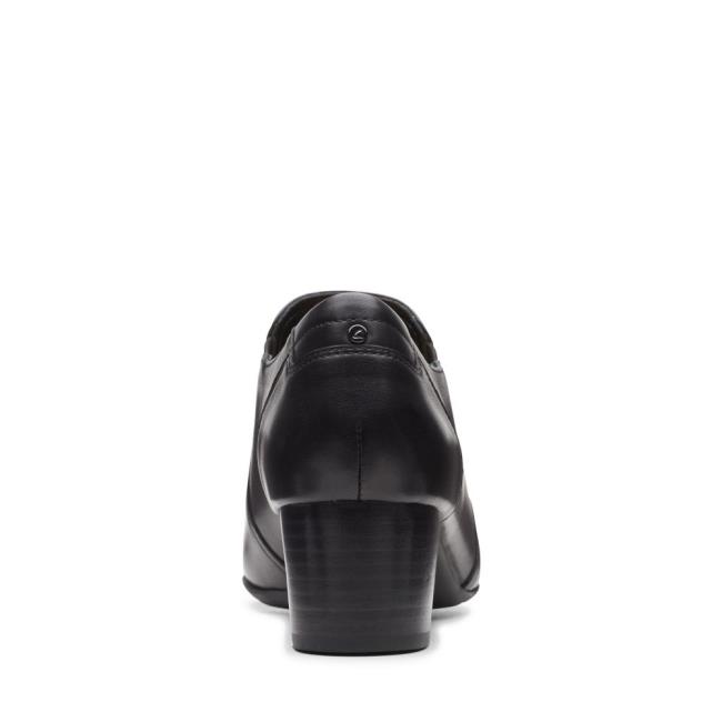 Women's Clarks Linnae Way Black Shoes Black | CLK807TAM