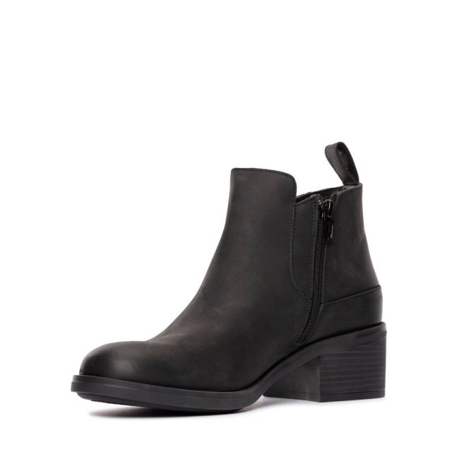 Women's Clarks Memi Zip Waterproof Ankle Boots Black | CLK395TKE