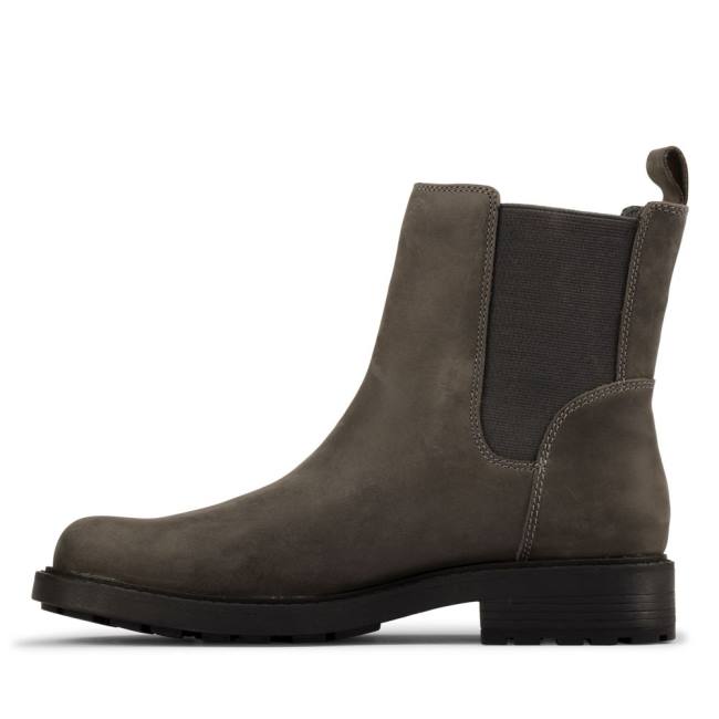 Women's Clarks Orinoco 2 Top Ankle Boots Dark Grey | CLK806MRP