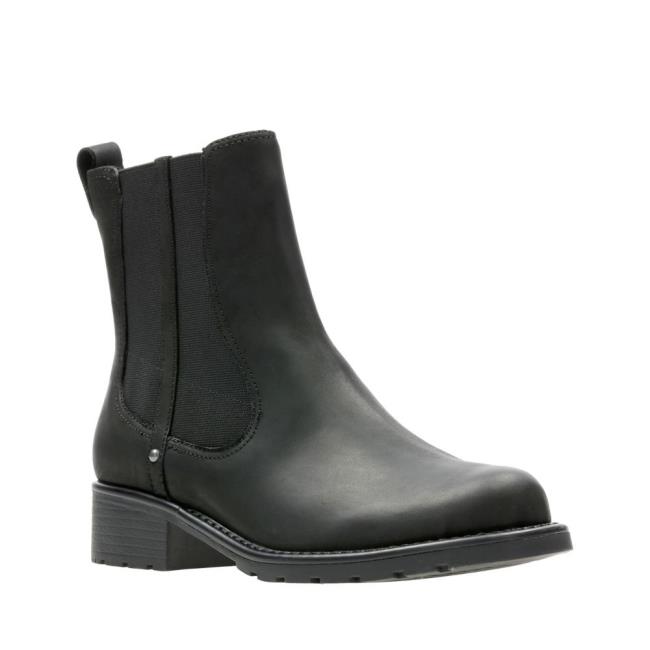 Women's Clarks Orinoco Club Ankle Boots Black | CLK815XVD