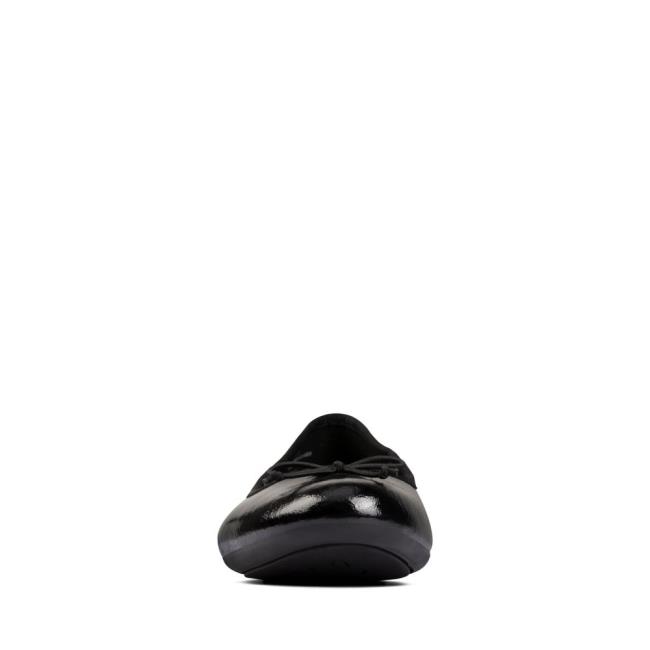 Women's Clarks Patale Pump Black Shoes Black | CLK795OEI