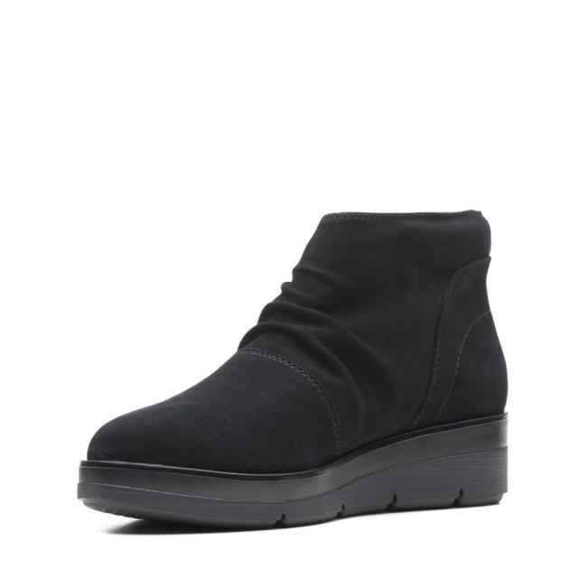 Women's Clarks Shaylin Up Ankle Boots Black | CLK943EPL