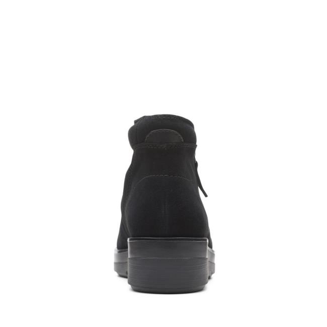 Women's Clarks Shaylin Up Ankle Boots Black | CLK943EPL