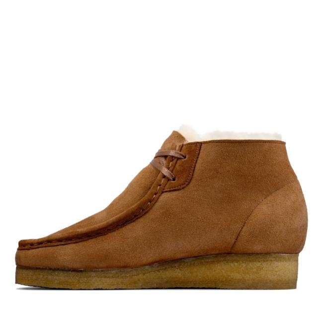 Women's Clarks Wallabee Boot Ankle Boots Brown | CLK270ZKA